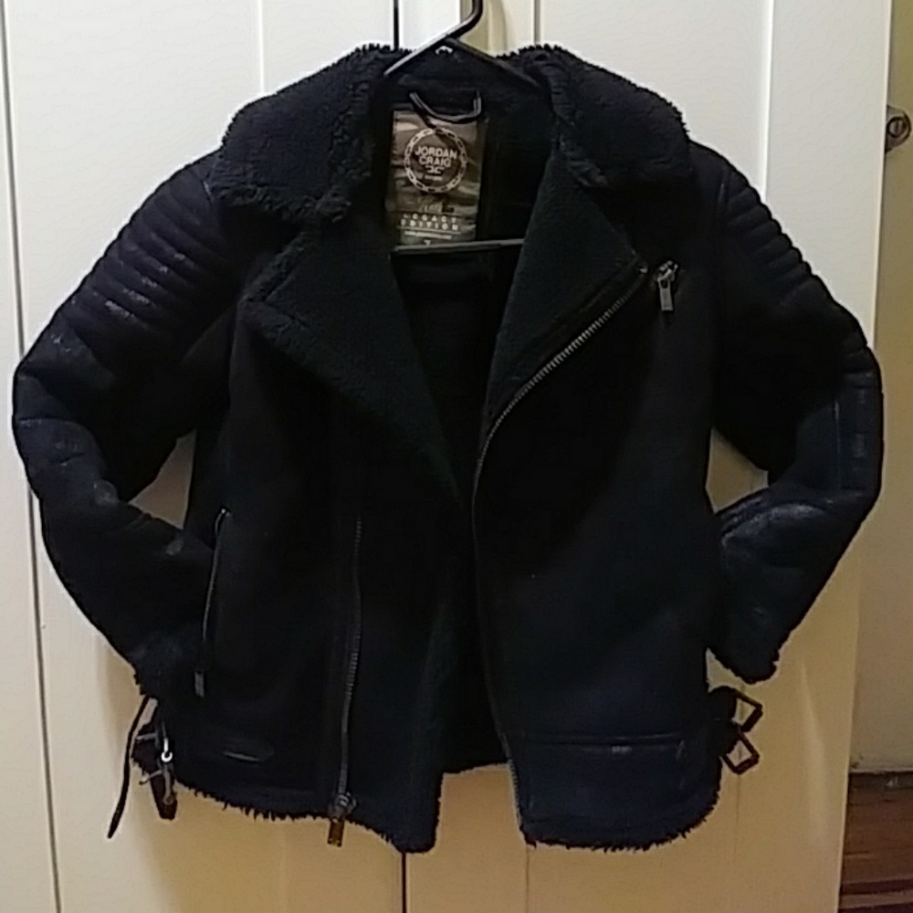 Boys shearling coat